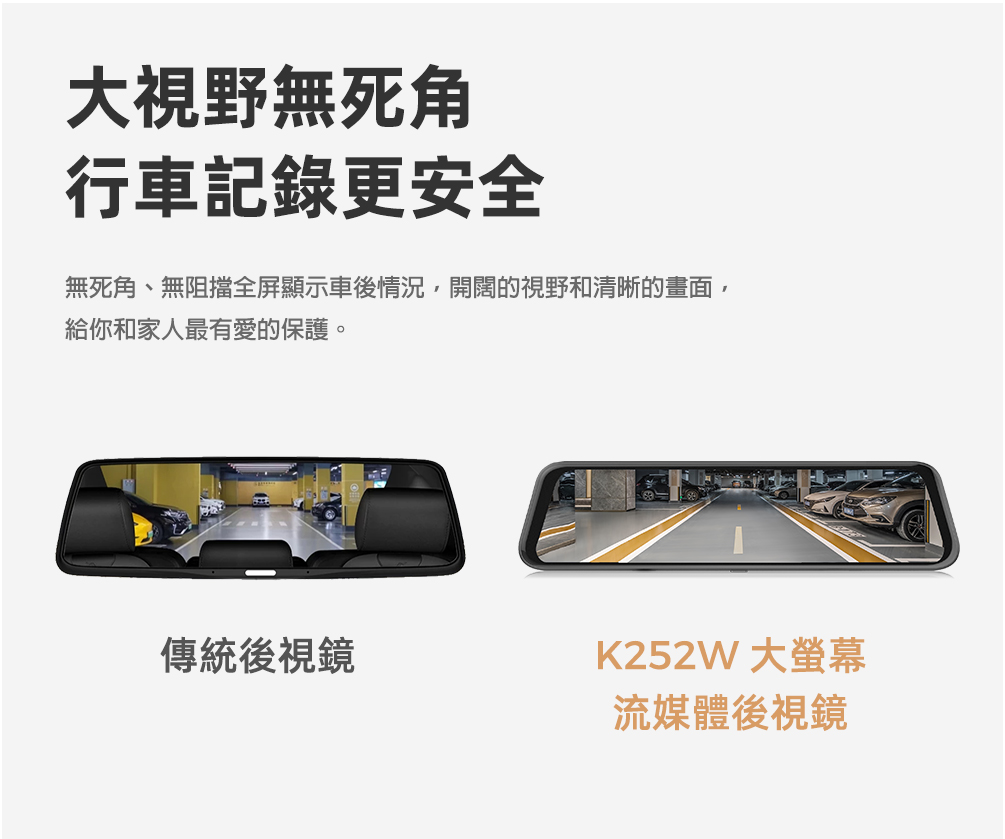 K252W 電子後視鏡